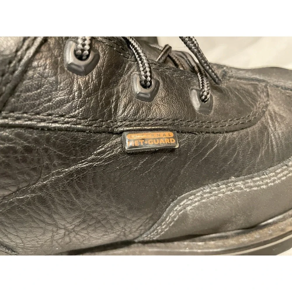 Timberland PRO Met Guard Steel Toe Work Boots Black Leather Safety Mens 13W